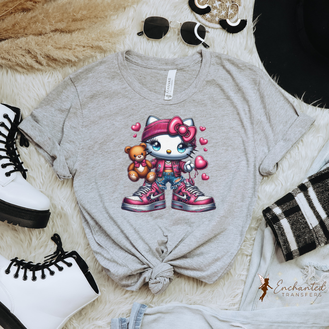 Hood Kitty - Ready to Press DTF Transfer