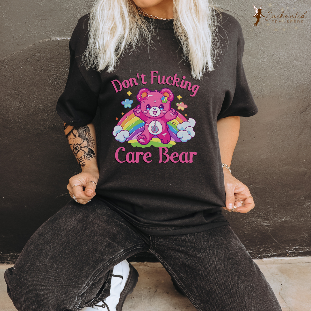 Don't F Carebear - Ready to Press DTF Transfer
