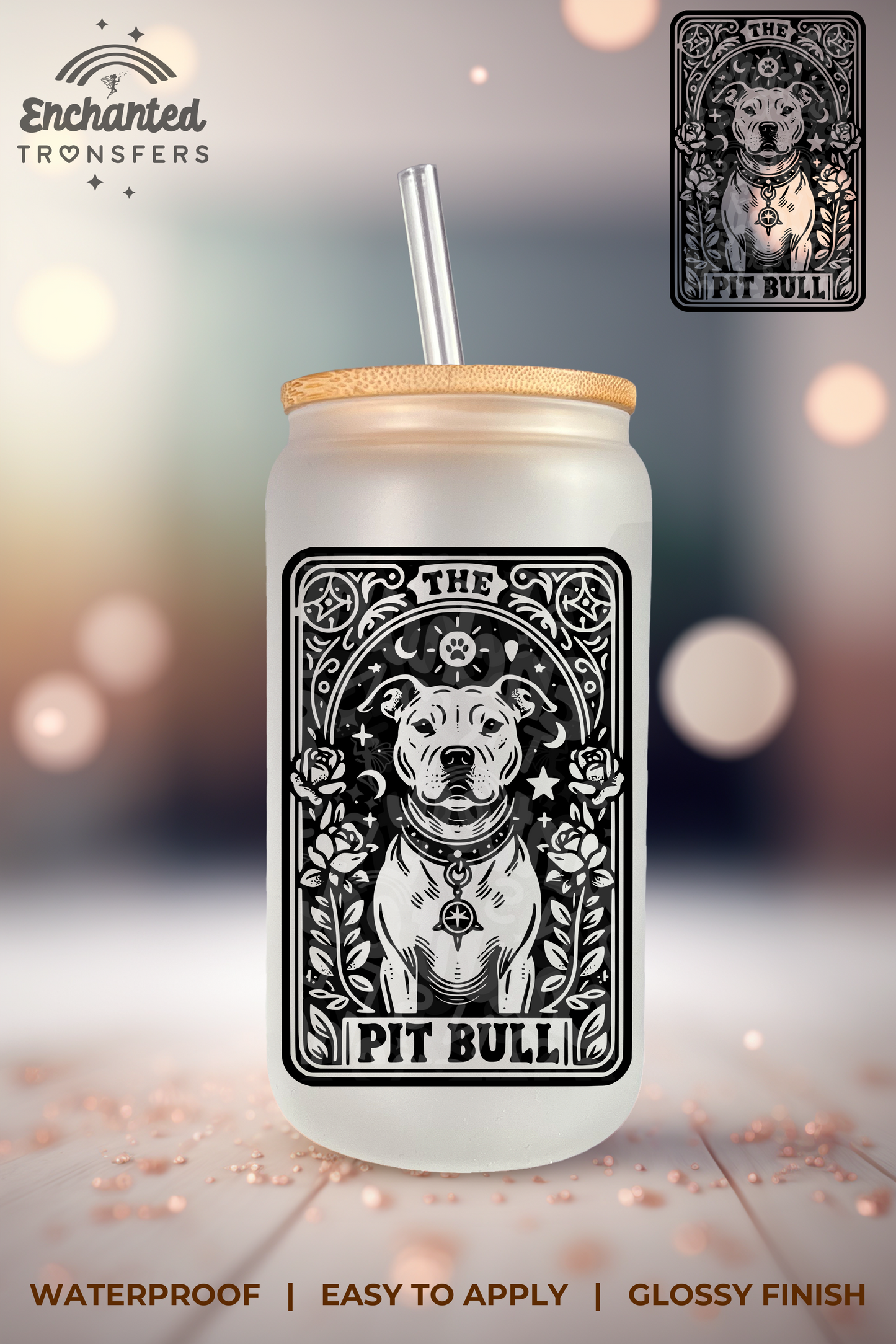 "The PitBull" - Tarot Card Collection (DECAL)
