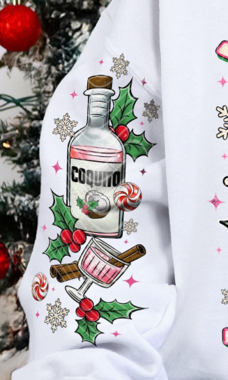 My Coquito Elf Sits on the Top Shelf - Ready to Press DTF Transfer