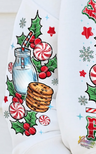 Milk & Cookies for ME! - Ready to Press DTF Transfer