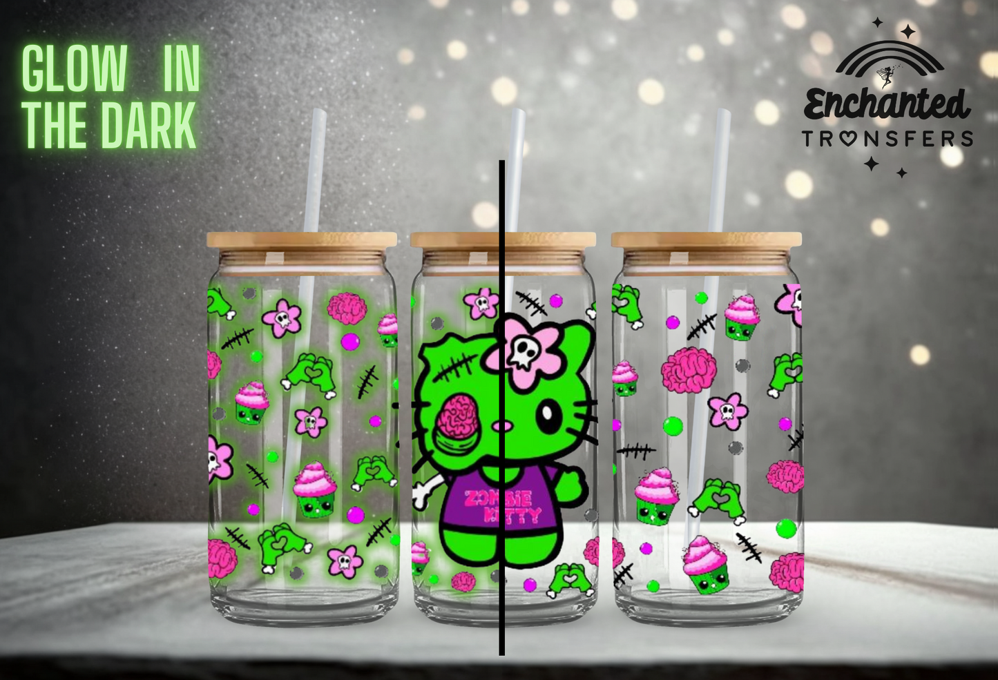 Zombie Kitty - GLOW IN THE DARK