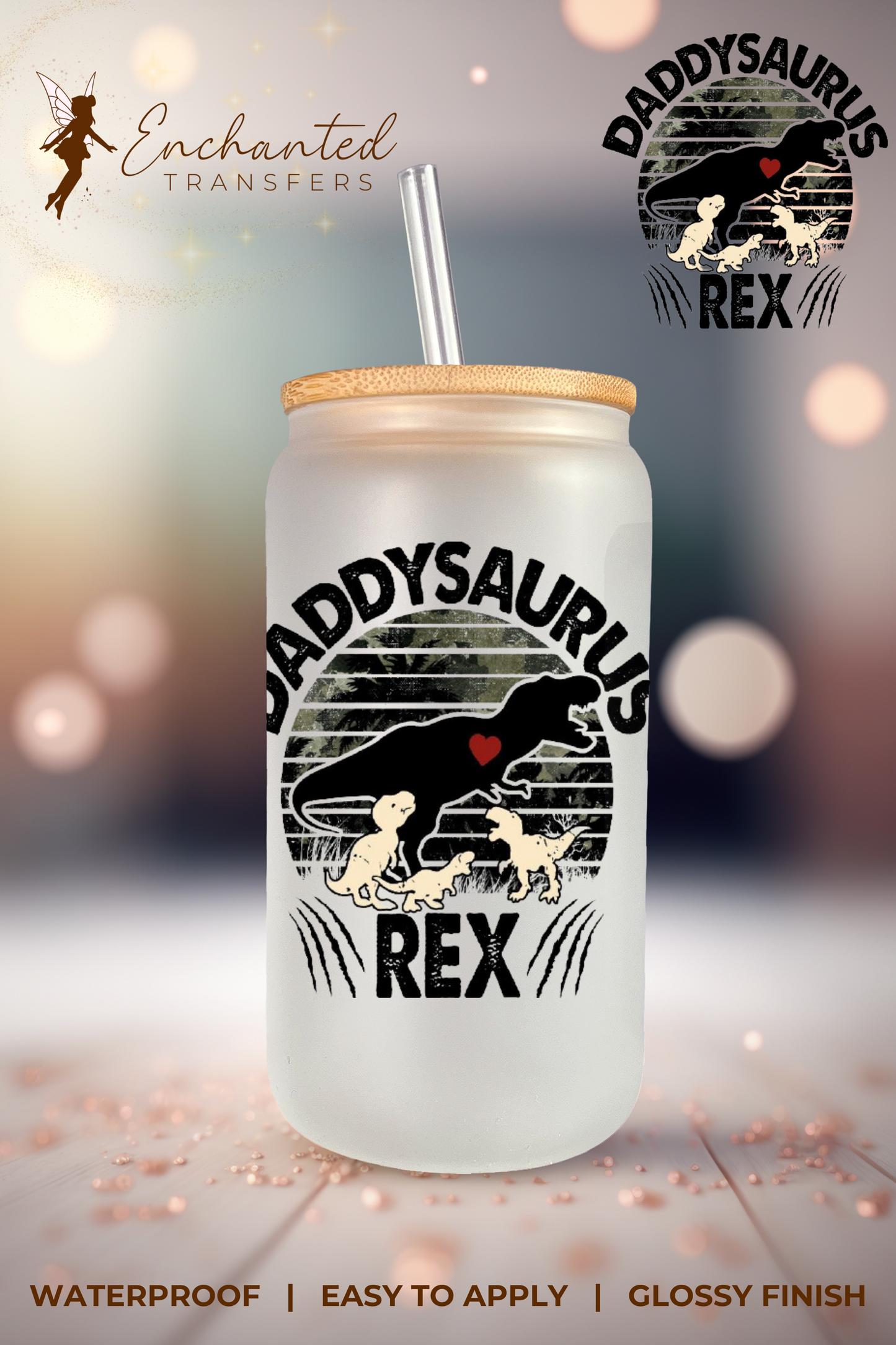 DADDYSAURUS REX (DECAL)