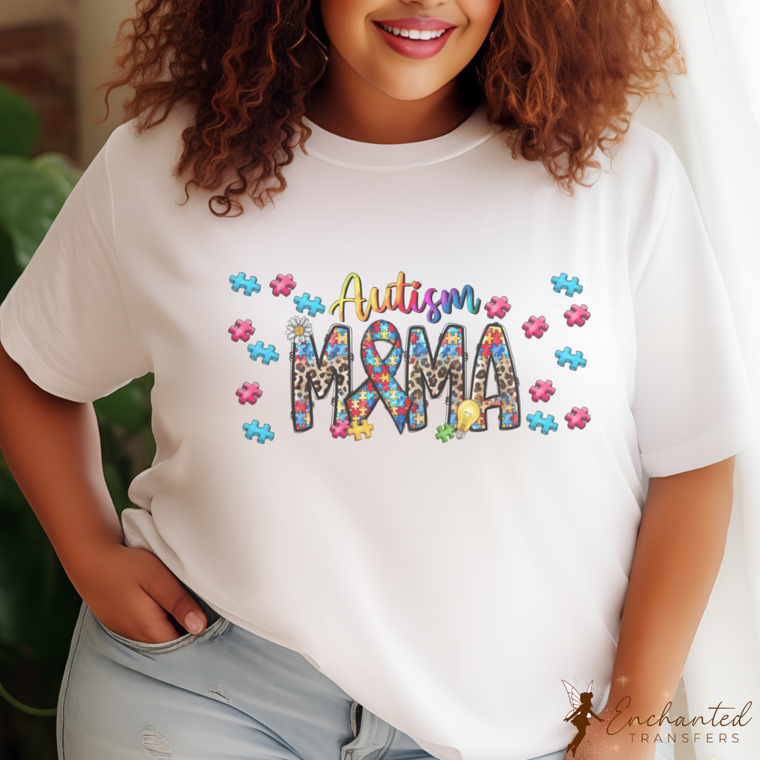 AUTISM MAMA - Ready to Press DTF Transfer