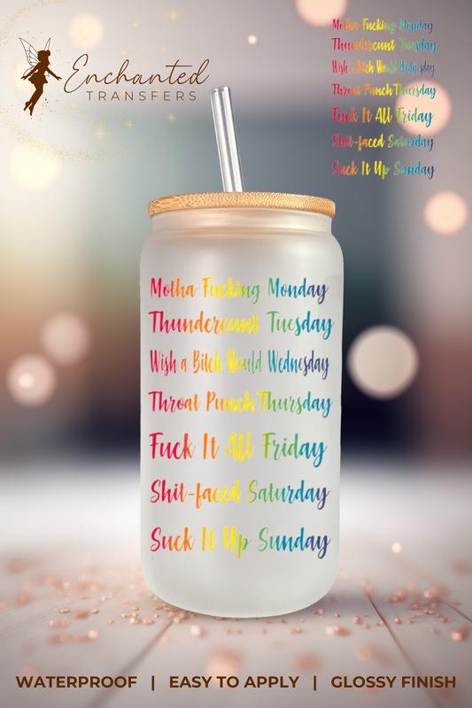 F' ing Days of the Week (Decal)